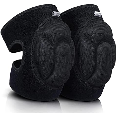 Monbessi Knee Pads for Gardening, Work Knee Pads for Men Women Garden, House Cleaning, Construction Work, Flooring Kneepads with Thick EVA Foam Padding Cover