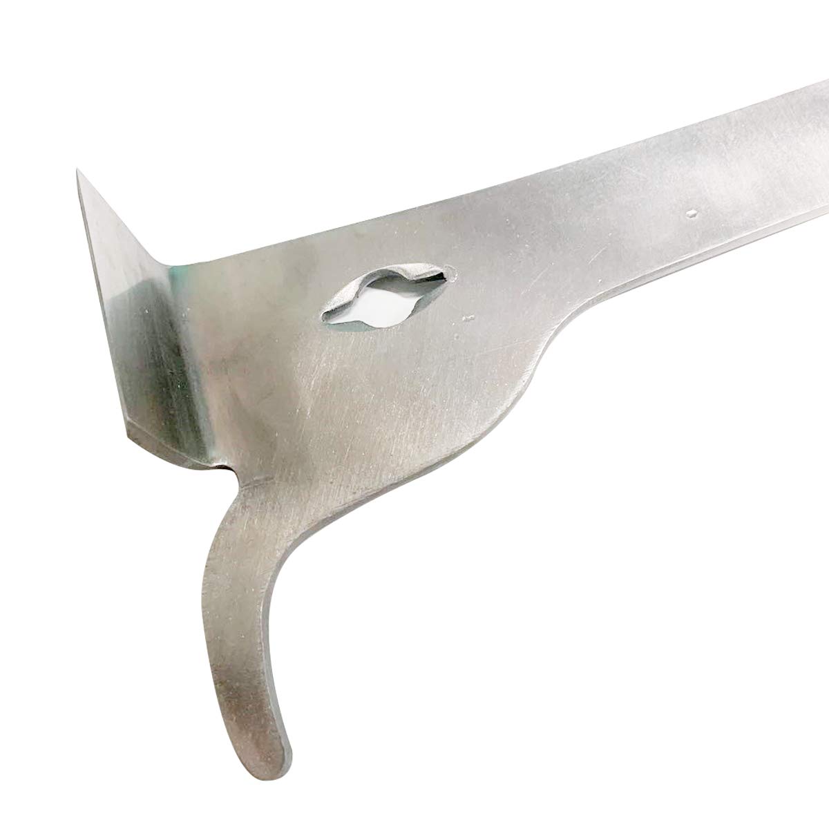 2 raschietti per Alveare in Acciaio Inox lucidato, Strumenti per Apicoltura con Gancio a J, Coltello per Apicoltura per Apicoltura