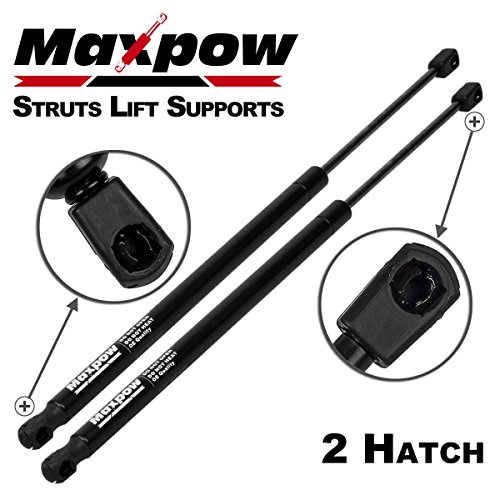 Maxpow Qty 2 Rear Hatchback Gas Charged Lift Support Shocks Strut Compatible With