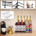 Coffee Syrup Organizer Rack 10 Bottles Syrup Bottle Holder Stand For Coffee Bar Accessories, 2 Tier Wine Bottle Storage Rack For Syrup, Wine, Liquor, Coffee Station Organizer For Kitchen Countertop