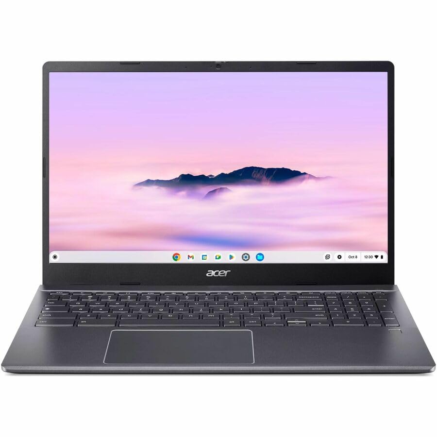 Image of Acer Chromebook Plus 515 CBE595-2T CBE595-2T-752Y 15.6 inch Touchscreen Chromebook - Full HD - 60 Hz - Intel Core 7 150U - 16 GB - 256 GB SSD - English (US) Keyboard - Iron
