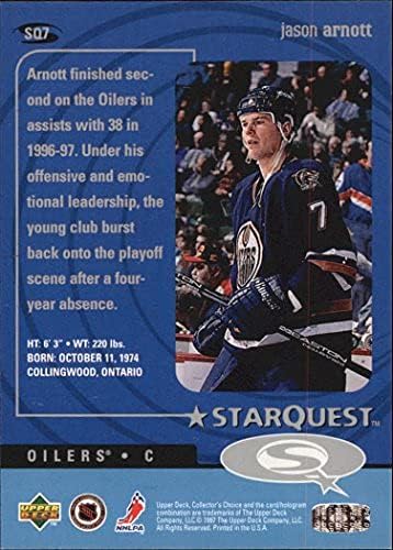 Vista 2 de 1997-98 Collector's Choice Star Quest #SQ7 Jason Arnott
