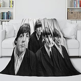KOHAZE Couvertures en Flanelle The Beatles Fleece Throw Blanket Singer Band Couverture en Peluche Grande épaisseur… - Les Beatles, Paul McCartney, John Lennon, RIngo Starr, George Harrison KOHAZE Couvertures en Flanelle The Beatles Fleece Throw Blanket Singer Band Couverture en Peluche Grande épaisseur… – Image 4
