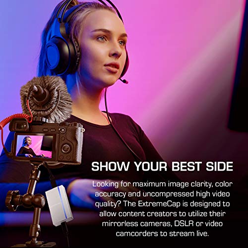 AVerMedia ExtremeCap, HDMI to USB 3.0 Capture Card, Record, Stream and Convert Uncompressed Full HD Video at 1080p60. Record via DSLR, Camcorder, perfect for Live Streaming, Mobile Streaming (BU110) - Thumbnail 7
