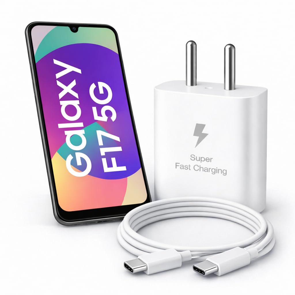 25W Charger for Samsung Galaxy F17 with Type-C to C Cable | Super Fast Charging PD Adapter for Galaxy S26/S25 Ultra, S24 FE, M17e/A36/A16, M15/M17/M55 5G, F17/F70e/Z Fold & S/A/M/F/Z Series Phones-image-35