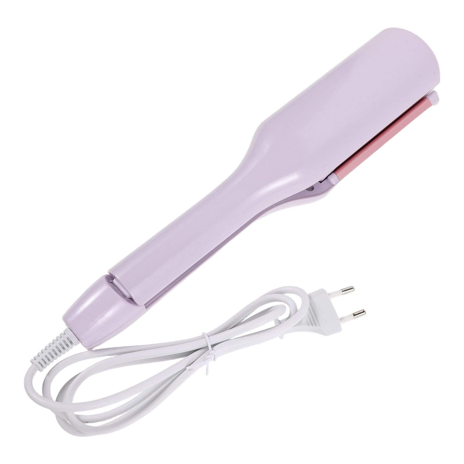 Toddmomy Ferro arricciacapelli francese a forma di V, arricciacapelli a onde profonde con pannello riscaldante allargato per donne, regolazione a 4 temperature, sgancio rapido