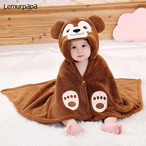 Serviette de Bain bébé Serviette De Bain De Bain De Bain Nouveau-Née pour Bébé Peignoir À Capuche