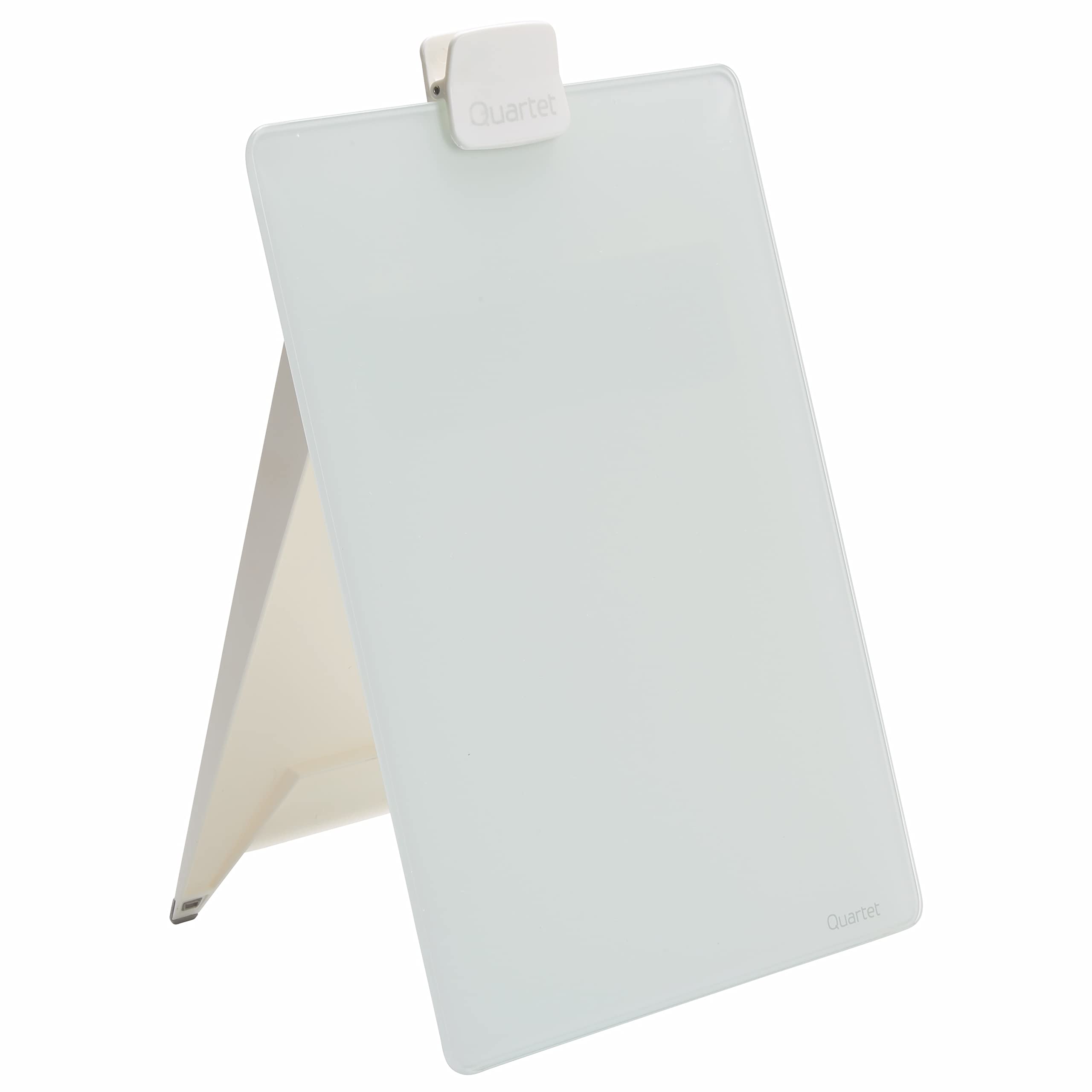 Quartet Glass Whiteboard Desktop Easel, 9 inch x 11 inch, Dry Erase Surface, White (GDE119-0104-2) New — image 1