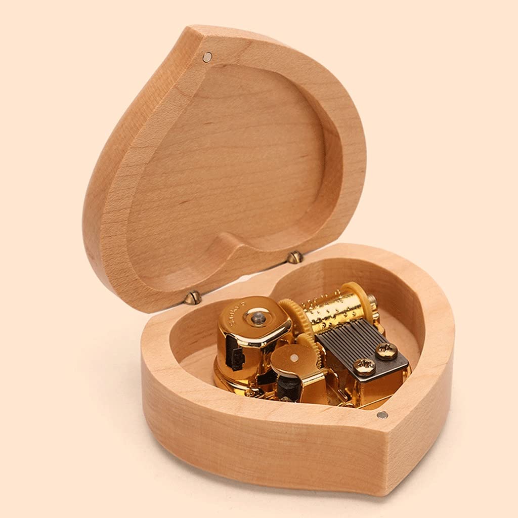 Music Box Box Musicale in Legno Scatola di Musica Scatole di Musica Sky City per Regali di Compleanno Natale Ringraziamento di Natale San Valentino (Dimensione : A)