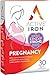 Price comparison product image Active Iron Pregnancy & Breastfeeding | 30 Iron Capsules | Iron Supplement | Non-Constipating Absorption | Scientifically-Tested | 1-Month Supply