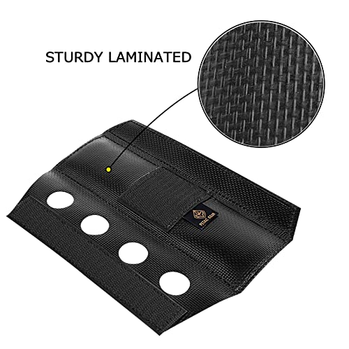 Petac Gear Tactical Shoulder Pads 2Pcs Lightweight Cushion Strap Pads With Spacer Mesh(Bk) #TOP4