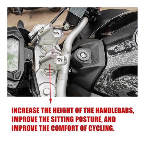 Riser guidon moto DS525X en alliage usiné pour pontet de précision