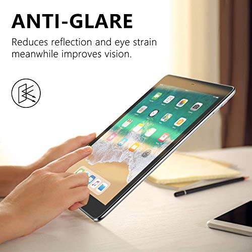 Image of OJOS Screen Protector Compatible with iPad 9.7 Inch 2018 & 2017 Paper Texture Film Screen Guard (Matte Clear)