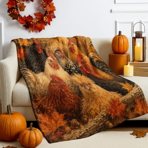 Couverture en fourrure légère orange jeté de canapé design rustique chic