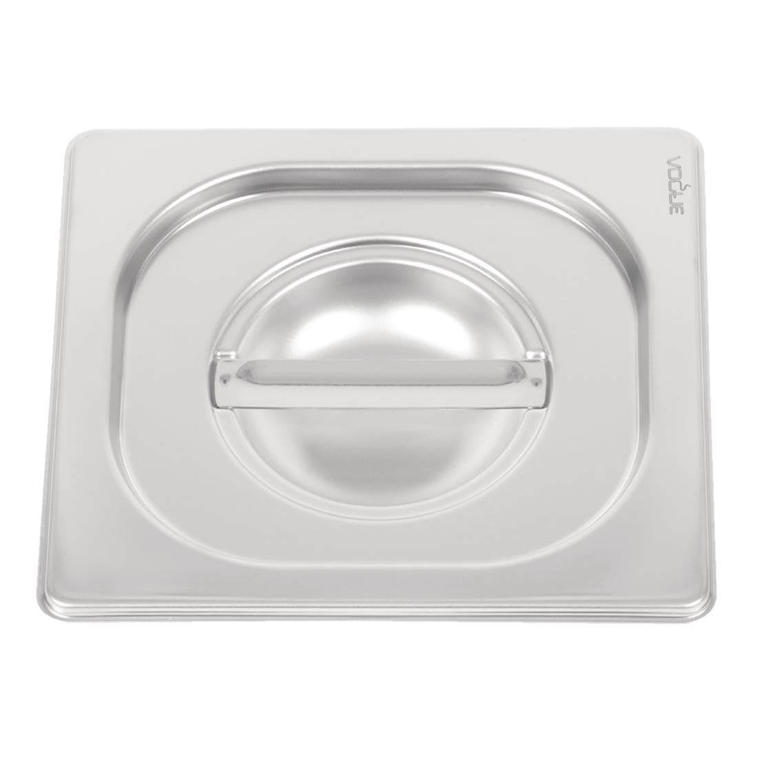 Vogue DW459 304 - Coperchio in acciaio INOX resistente, 1/6, 162 x 176 mm, colore: Argento