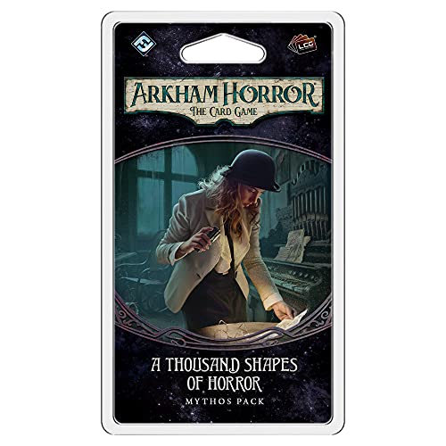 Arkham Horror The Card Game A Thousand Shapes of Horror MYTHOS PACK | Horror Game | Mystery Game | Cooperative Card Game | Ages 14+ | 1-2 Players | Avg. Playtime 1-2 Hrs | Made by Fantasy Flight Games