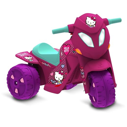 Ban Moto Hello Kitty Eletrica 6V Bandeirante
