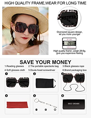 Image of OCCI CHIARI Narrow Reading Glasses Women Colorfull Cute Readers for Petite Face