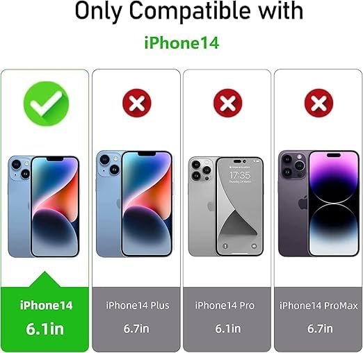 Image of DIZORO Magnetic Case for iPhone 13 / iPhone 14 Cover [Compatible with MagSafe][Built-in Camera Lens Protector] Slim Soft Silicone Bumper Shockproof Metallic Luster Back Cover Phone Cases (Black)