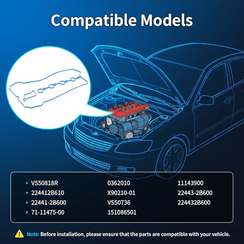 VS50818R Valve Cover Gasket Set for Hyundai & Kia 1.6L Engines – Oil Leak Repair - Image 4