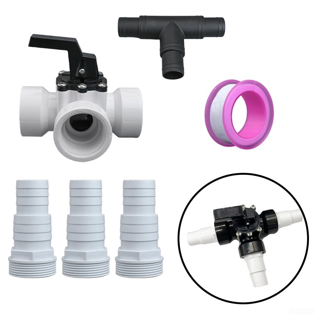 3-We-Pool - Conector de manguera de repuesto para 4715 Spa, control eficiente del flujo de agua y fácil instalación, ideal para mantenimiento de piscina y uso en spa