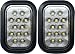 [ALL STAR TRUCK PARTS] Qty 2-5x3" White Rectangle 12 LED Backup Reverse Truck Tail Light with Grommet & Pigtail