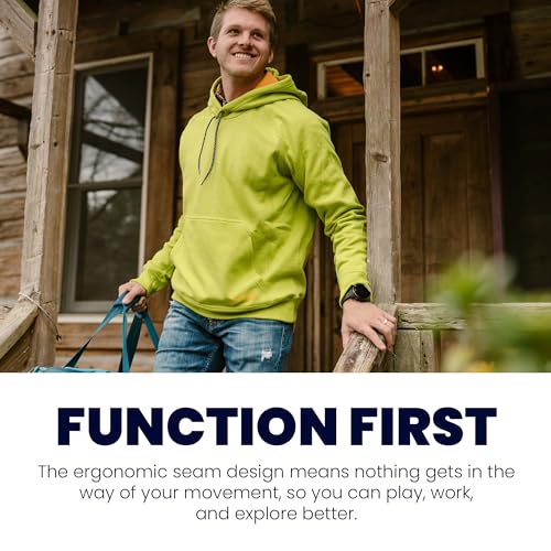 RTIC Unisex Water-Repellent Pullover Hoodie Long Sleeve Hooded Sweatshirt for Men and Women, Water-Resistant Outdoor Clothing2