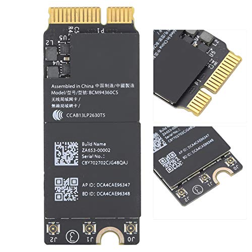 Tarjeta de red Gigabit, adaptador de red 4.0 compatible con OS X Notebook Pro BCM94360CS miniatura 7