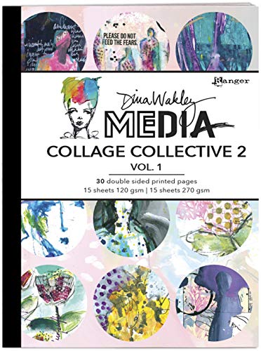 Dina Wakley Media COLLAGE COLECTIVE VOL 2, talla única