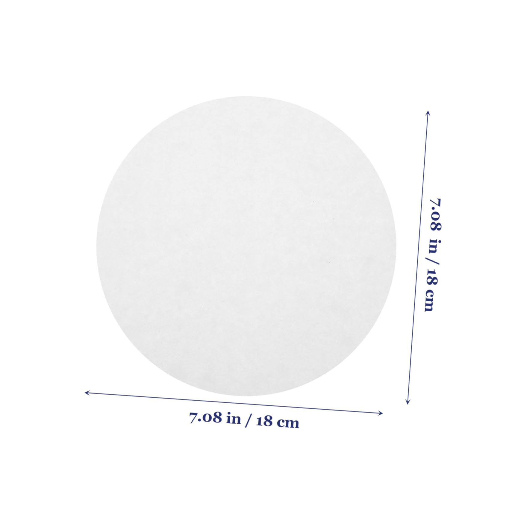 SOLUSTRE Medium Flow Rate Filter Paper Discs 100 Pcs 18cm Qualitative Filter Paper for Lab Experiments Coffee Making