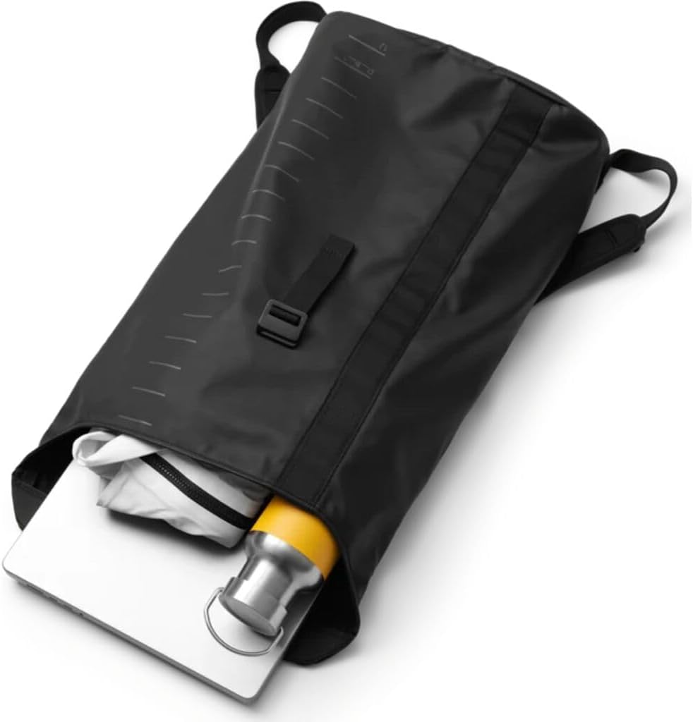 Db Journey Essential Backpack - Lightweight, Durable Rolltop Backpack with Laptop Compartment for Work, and Gym, Travel with Roller Bag Attachment, 12L - Moss Green - Image 6