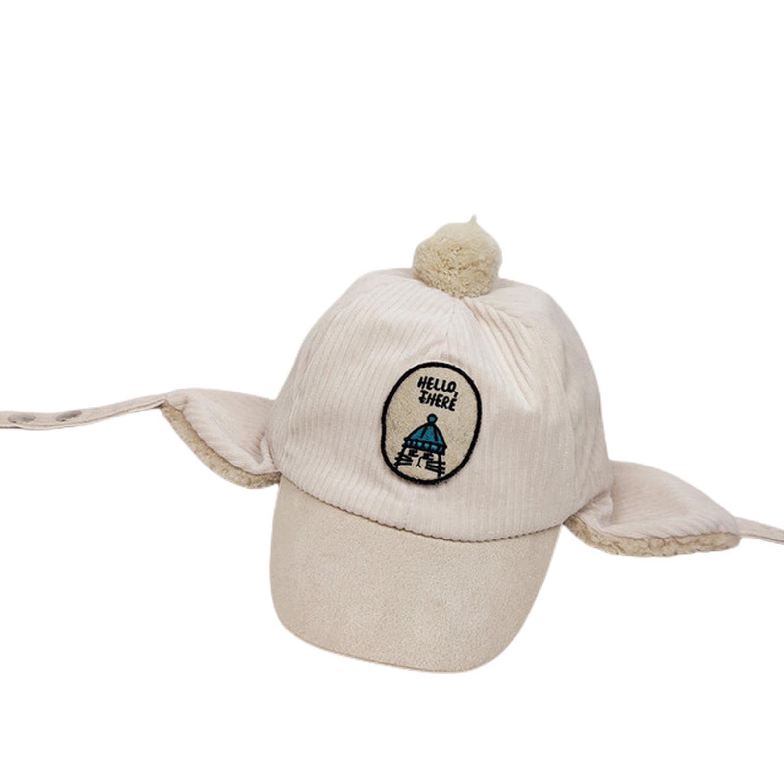 Invierno Niño Gorra Niña Kids Winter Winter Boys Sombreros Cálidos De Pelaje De Pieles para Niñas Cartoon Bid Gabs-Pink,1-5 Years