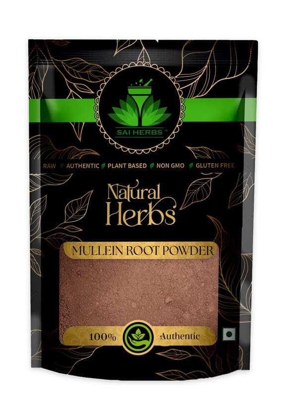 SAI HERBS Mullein Root Extract Powder - Pure & Natural (500 Grams)