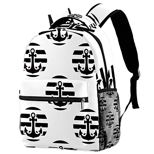 Sac à dos classique léger pour femme à motif cercles d'eau bleu