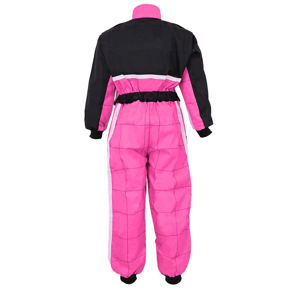 Zorax Rosa L (9-10 años) CUB Traje de motocross para niños - ATV Dirt Quad Bike Karting Ropa de moto