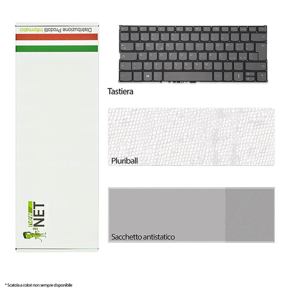 new net Keyboards - Tastiera ITA compatibile con Lenovo Yoga 730-13IKB 730-13IWL 730-15IKB 730-15IWL 530-14ARR (81H9) 530-14IKB (81EK) (81FQ) c740-14 c740-14iml c740-14api Retroilluminata