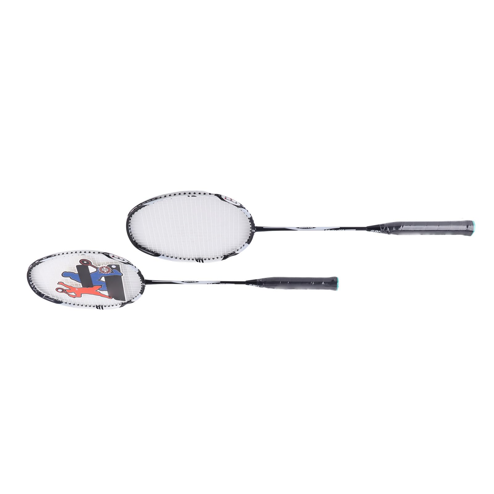 Racchetta da Badminton in Alluminio con Corde in Nylon e Impugnatura Comoda per L'allenamento Sportivo - Include Borsa per il Trasporto