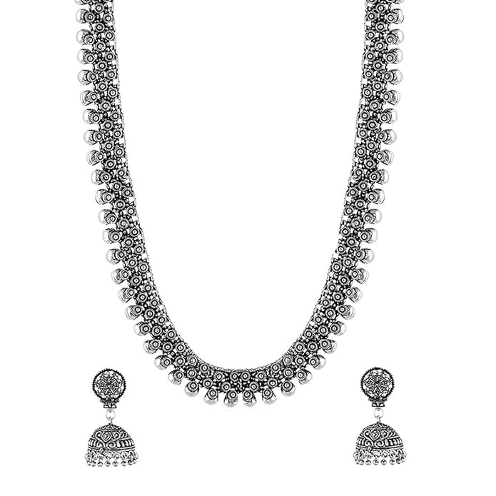 oxidized necklace set (Victorian) (B0DGQSMPK6) Amazon Price History, Amazon Price Tracker