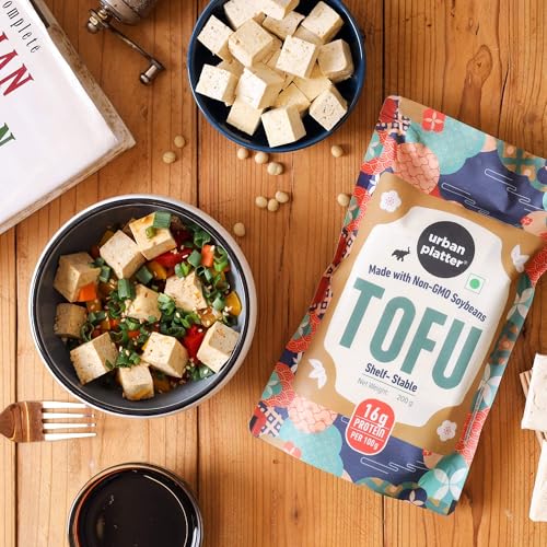 Image of Urban Platter Firm Tofu, 200g (Ambient Storage | High in Protein | Preservative-Free | SOYA Paneer | Perfectly Plant-Based)