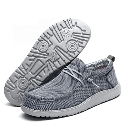 Image of ITAZERO Men Extra Wide Shoes - 4E to 5E Wide Toe Box Shoes for Men XX Wide Width Swollen Feet - Men's Loafers & Slip-ons with Arch Support Insole for Plantar Fasciitis