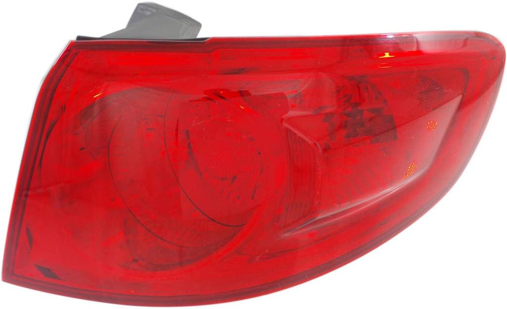 CarLights360 For Hyundai Santa Fe 2007 2008 2009 Tail Light Assembly Outer Driver Side HY2804110
