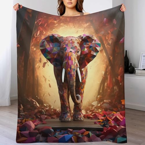 Manta de elefante infantil y juvenil ideal para regalo original de cama 2
