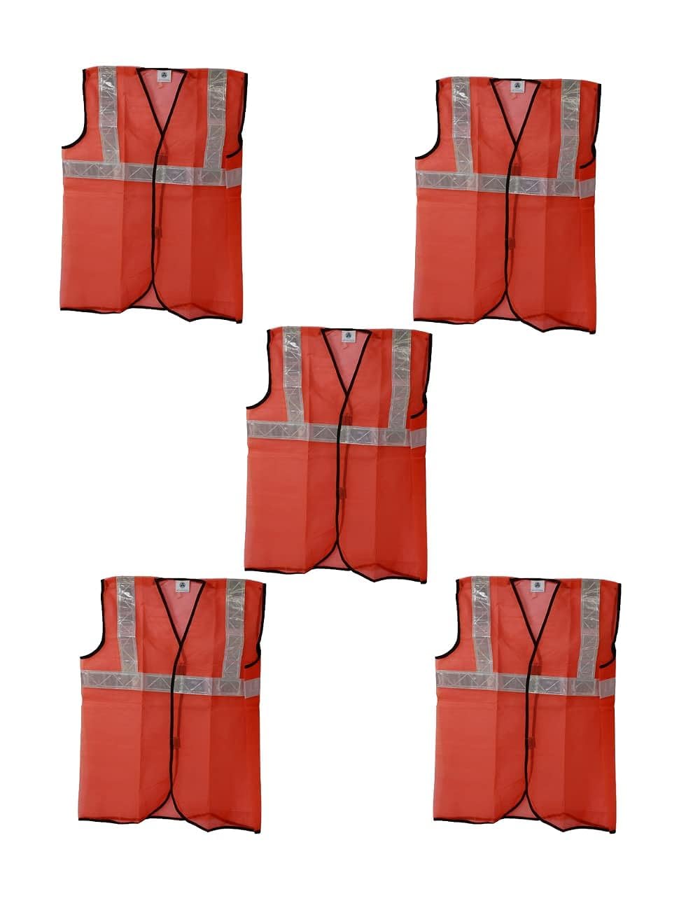 Sense Safety Highlight Reflective Safety Lightweight Jacket, Safety Jacket With Zipper Reflective Jacket Security Waistcoat pack of (5) (B0CHMJSR6P) Amazon Price History, Amazon Price Tracker