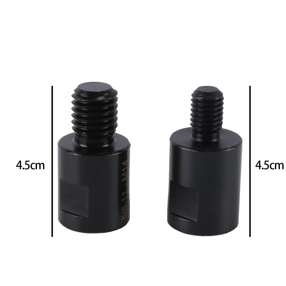 szt. adapterów konwertera szlifierki kątowej 5/8"-11 żeńskie do M14/M10 męskie, adapter gwintu złącza szlifierki do narzędzia wiertniczego do polerki obrotowej