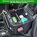 Eamplest 4PCS Center Console Organizer for 2018-2022 2023 Jeep Wrangler JL JLU and Gladiator JT Accessories Gear Shift Side Tray Organizer,Hanging Armrest Storage Box (Not for JK/JKU)