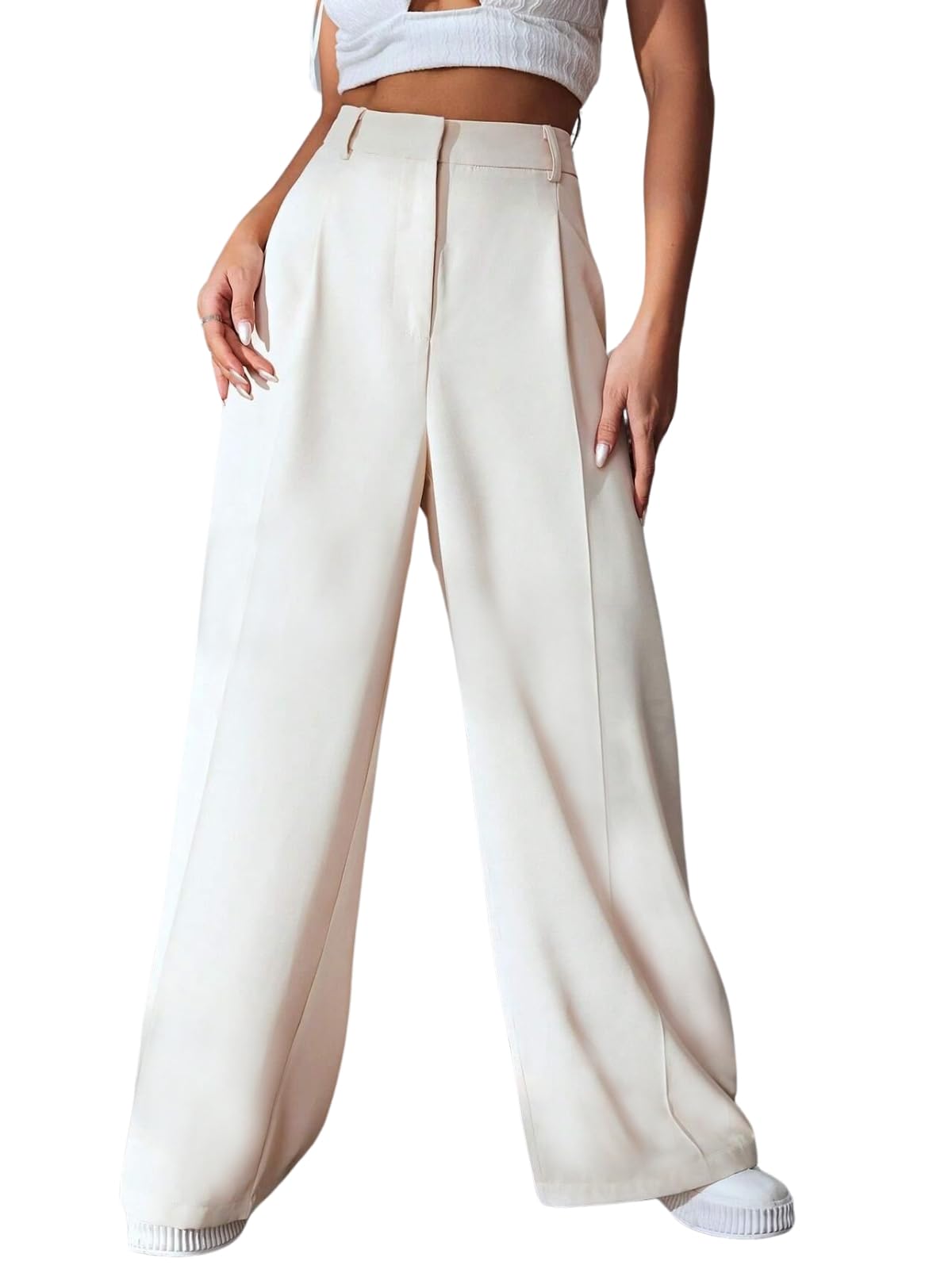 dhruvi trendz Women's Loose High Rise Trouser-picture-16