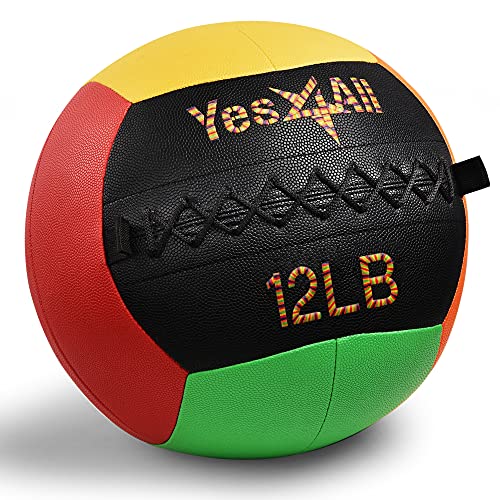 Ballon pondéré Yes4All en cuir souple pour éviter les douleurs aux mains