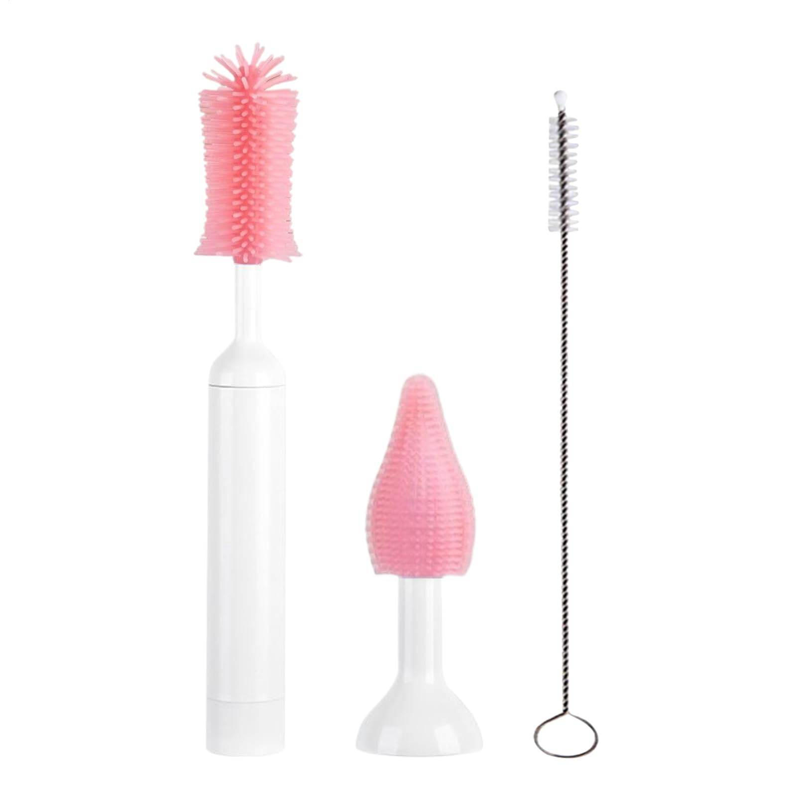 Brosse électrique pour biberons pour nettoyer les fonds de verres incrustés