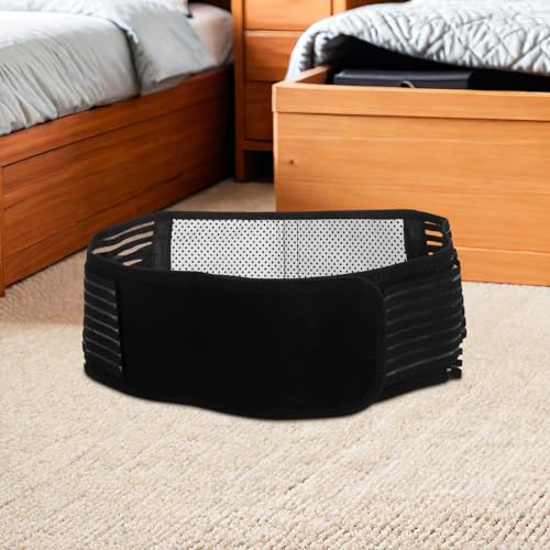 Faja lumbar magnética auto-calentable ajustable talla L negra miniatura 7