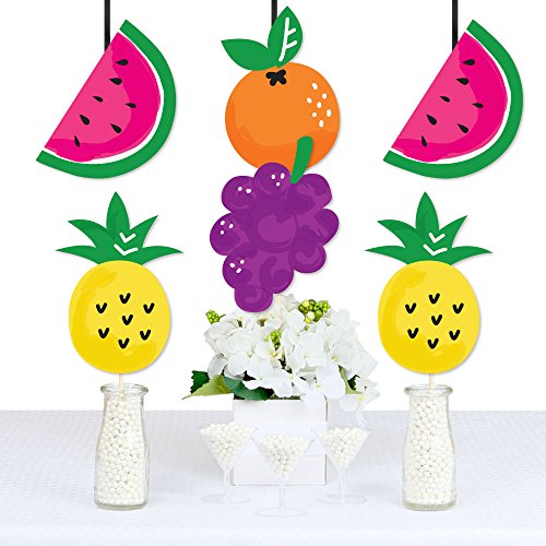 Tutti Fruity - Pineapple, Grapes, Pear And Watermelon Decorations Diy Frutti Summer Baby Shower Or Birthday Party Essentials - Set Of 20 #TOP1